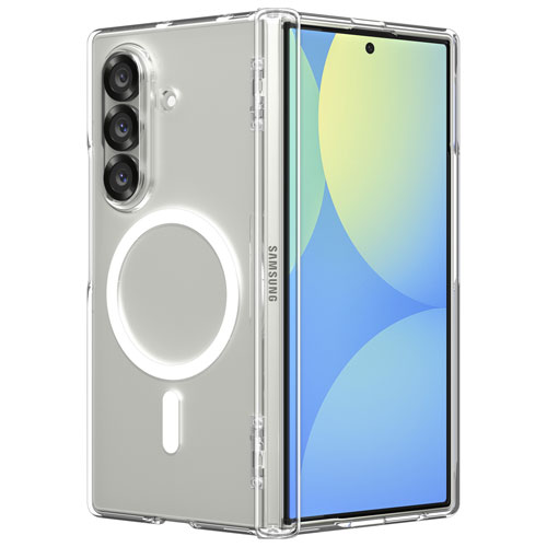 Spigen Crystal Hybrid Pro Fitted Hard Shell Case for Galaxy Z Fold 7 - Clear