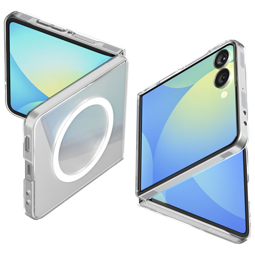 Spigen Crystal Shell MagFit Fitted Hard Shell Case for Galaxy Z Flip 7 - Clear