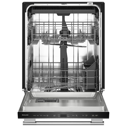 KitchenAid 24" 47dB Built-In Dishwasher with Stainless Steel Tub & Third Rack - PrintShield Stainless