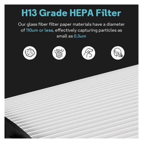 Filtre de rechange avec filtre de rechange TP06/HP06/PH02/PH04/TP09/HP09 de Dyson, filtre de rechange HEPA H13, filtre HEPA + charbon