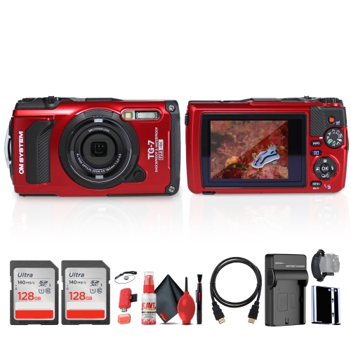 Ensemble appareil photo numérique Tough TG-7 d'OM SYSTEM