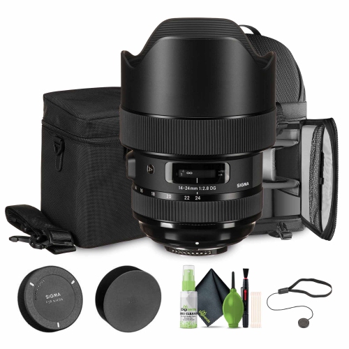 Sigma&nbsp;14-24mm f/2.8 DG HSM Art Lens Nikon F Bundle