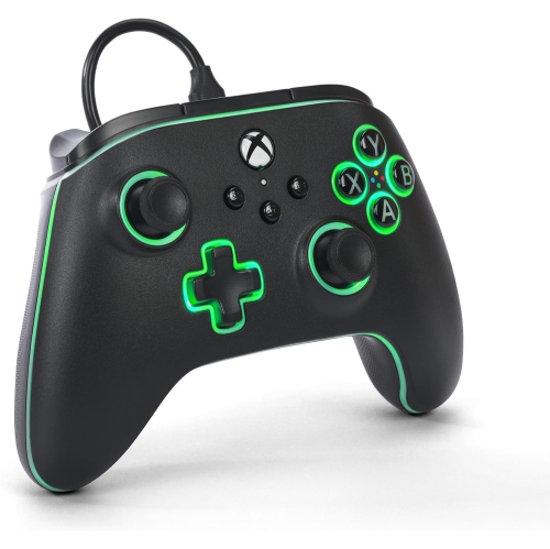 OpenBox PowerA Advantage Wired Controller for Xbox Series X|S with Lumectra - Black