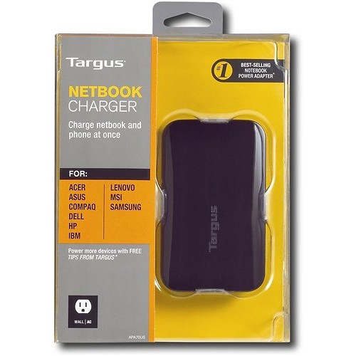 Targus 90W AC Adapter w/ 5 tips, APA70US, TARGUS-APA70US