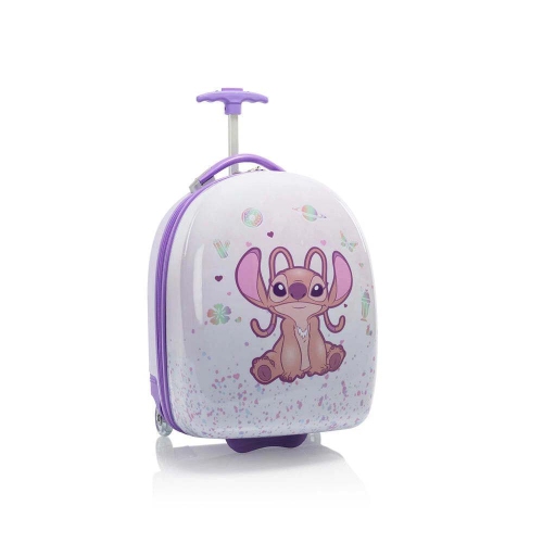 Valise de cabine rigide de 18&nbsp;po à roulettes Lilo&stitch de Disney pour enfants