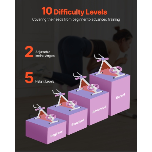 VEVOR 330 lbs Capacity AB Workout Machine, Ab Workout Equipment at Home Gym,Core & Abdominal Trainers for Women,Strength Training Ab