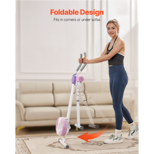 VEVOR 330 lbs Capacity AB Workout Machine, Ab Workout Equipment at Home Gym,Core & Abdominal Trainers for Women,Strength Training Ab