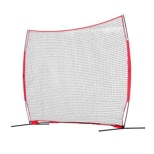 VEVOR 12x9 ft Ball Sports Barrier Netting, Portable Practice Equipment with Carry Bag, Protection Screen for Baseball Softball Lacrosse Soccer Hockey