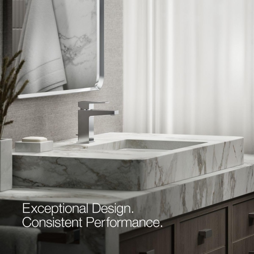 KOHLER K-99760-4-CP Honesty Single Control Lavatory Faucet, Polished Chrome