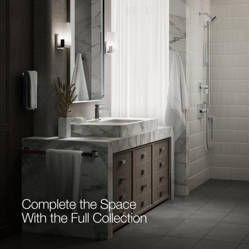 KOHLER K-99760-4-CP Honesty Single Control Lavatory Faucet, Polished Chrome