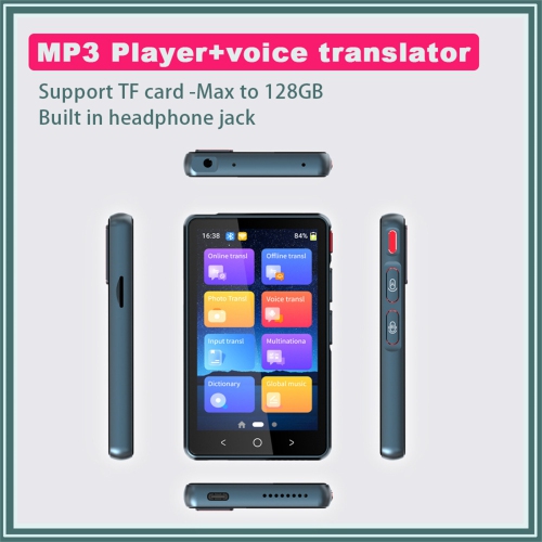 Language Translator Device, With 135 Languages, 4" HD Online/Offline/Photo Instant Language Translator for Travel, Learning, and Business-White