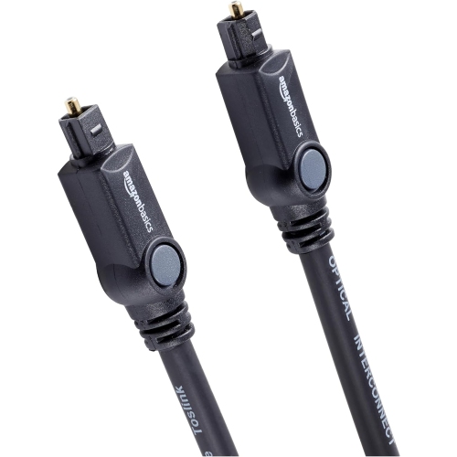 Digital Optical Audio Toslink Cable for Sound Bar, TV - 9.8 Feet(3 Meters)