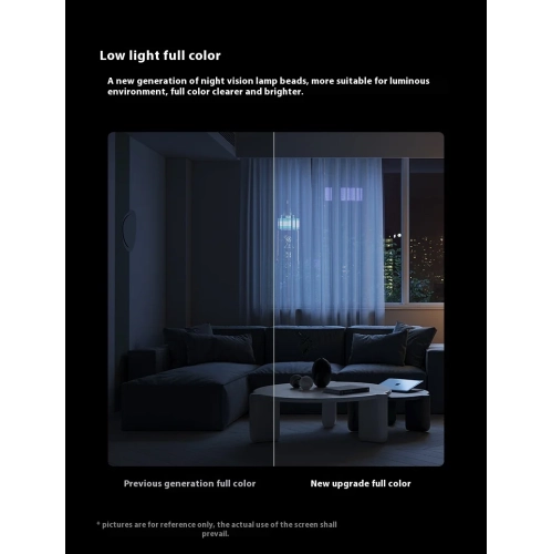 Caméra Home Remote Téléphone mobile Moniteur intérieur sans fil, caméra HD Home 360 degrés avec voix, caméra de surveillance à distance - 3 millions