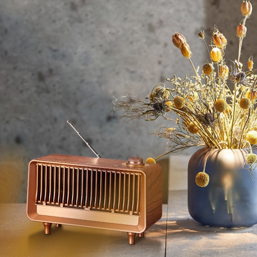 THE WAY  As25 Retro Radio Wireless Bluetooth Speaker Mini Desktop Ornaments Gift Speaker Bluetooth High Value With Fm Radio