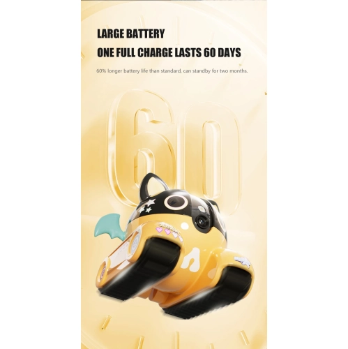 Hot Selling WiFi Pet Smart Wireless Remote Mobile Robot Security Camera, 4G Wifi Whole House Mobile Toy with HD Camera for Cats and Dogs Smart Toy