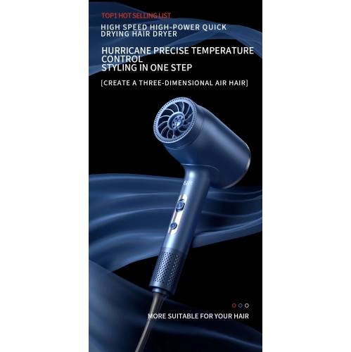 High-speed bladeless hair dryer, negative ion hair dryer, low noise, high-speed hair dryer | Professional salon-level wind speed, negative ions |