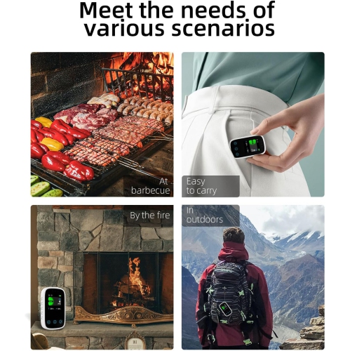 Mini alarme de monoxyde de carbone 3 en 1, détecteur de gaz de briquette en nid d'abeilles, détecteur de CO pour VR, voiture, voyage, camping, usage