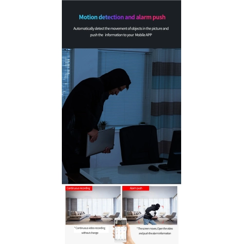 Caméra HD A18, caméra arrière 1080p avec vision nocturne, caméra d'enregistrement de conférence, enregistreur de conférence portatif