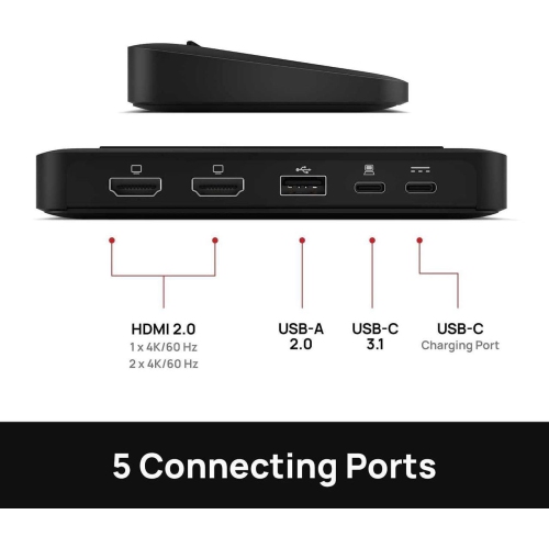 Brydge – Station d'accueil USB-C Stone Lite pour Windows, 5 ports
