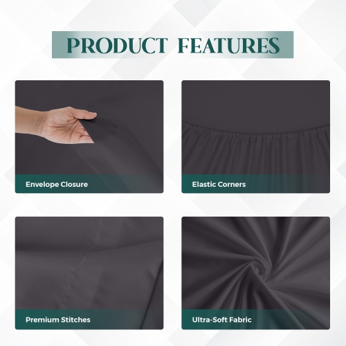 Beddora Lightweight 85 GSM Sheet Set – Breathable, Wrinkle-Resistant, Quick-Drying