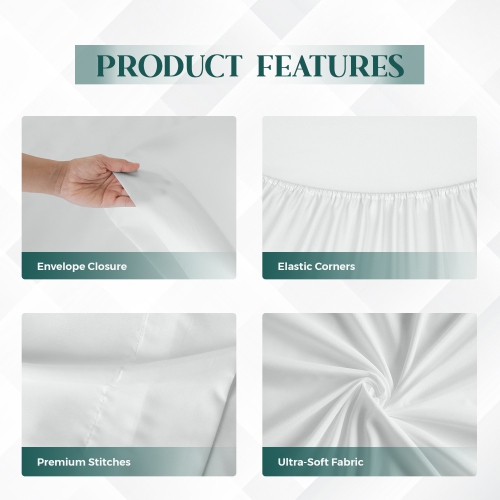 Beddora Lightweight 85 GSM Sheet Set – Breathable, Wrinkle-Resistant, Quick-Drying