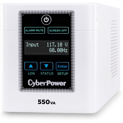 CyberPower M550L Medical-Grade UPS System, 550VA/440W, 4 Outlets, AVR, Tower - Refurbished Excellent