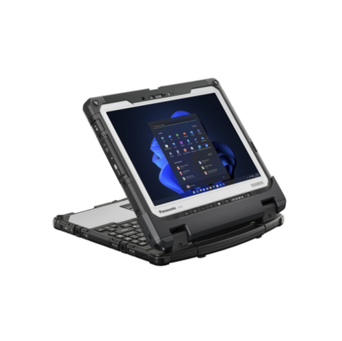 Panasonic Toughbook CF-33 12" QHD Touchscreen 2-in-1 Laptop - Intel Core i5-10310U - 32GB - 2TB SSD - Windows 11 Pro - Silver, Black by PANASONIC - Refurbished condition - Image 2