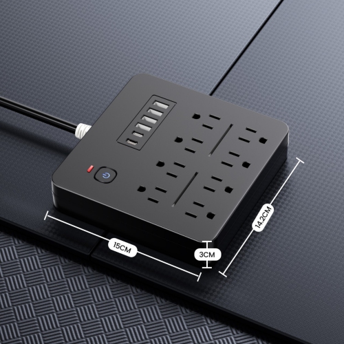 multifunctional socket for home office wiring board USB multi-hole socket - white 1.8M