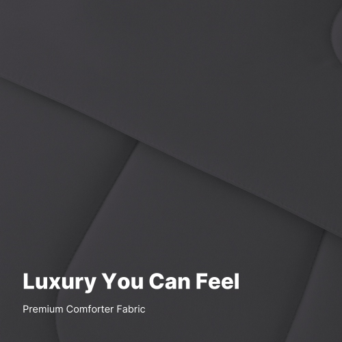 Lit en sac 5 pièces Beddora – Comprend couvre-lit, 2 couvre-oreillers, coussin décoratif et coussin carré – Très doux, literie toutes saisons – Très