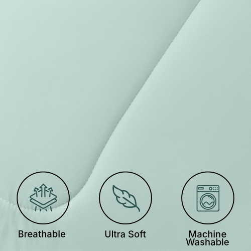 Lit en sac 7 pièces Beddora – Comprend un couvre-lit, 2 couvre-oreillers, un drap plat, un drap-housse et 2 taies d'oreiller – Literie toute saison