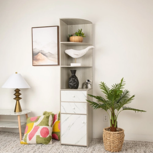 Chic Bookcase Storage – Elegant Organizer