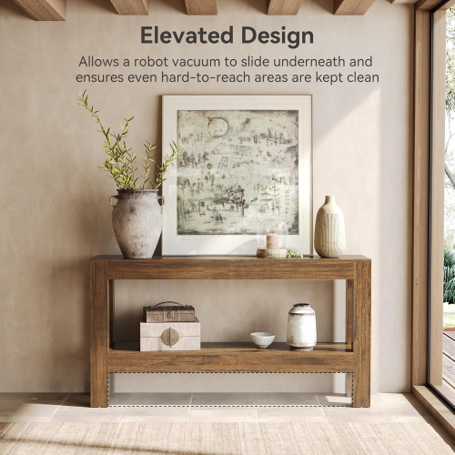 Tribesigns 63-Inch Narrow Long Entryway Table for Living Room, Farmhouse Wood Console Table