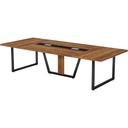 Tribesigns 8FT Conference Table, 94.49 L x 47.24 W x 29.53 H Inches Large Meeting Table/Podcast Table for 10 People