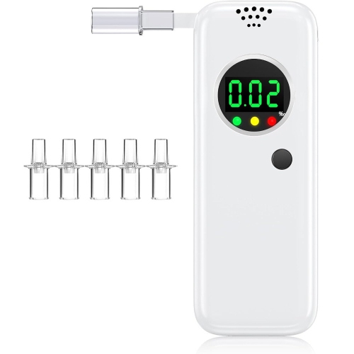 Alcohol Tester, Portable Alcohol Breathalyzer with LCD Digital Display for Home and Party Use