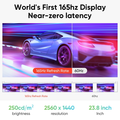 XPPen 23.8'' Large Drawing Monitor Graphic Tablet with 16384 Pen Pressure Stylus Wireless Keyboard