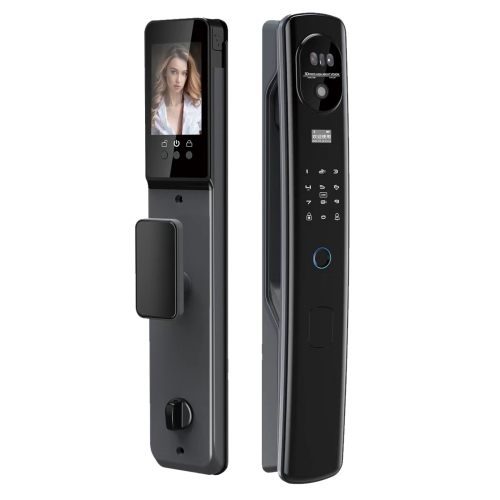 Smart Wi-Fi network, equipped with 3D face recognition and fingerprint recognition, video doorbell, password, IC card, 3D face + 24-hour monitoring +