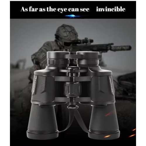 Binoculars 20x50 High Power HD Low Light Night Vision Large Eyepiece Outdoor Mobile Telescope Powerful Telescope Waterproof Hunting Camping