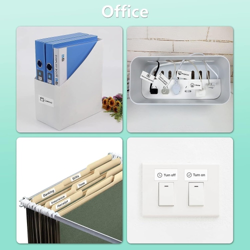 Portable Bluetooth Label Printer Thermal Mini Label Machine Label Strip Sticker Self-adhesive Printer E-commerce Half Inch Label Machine Office