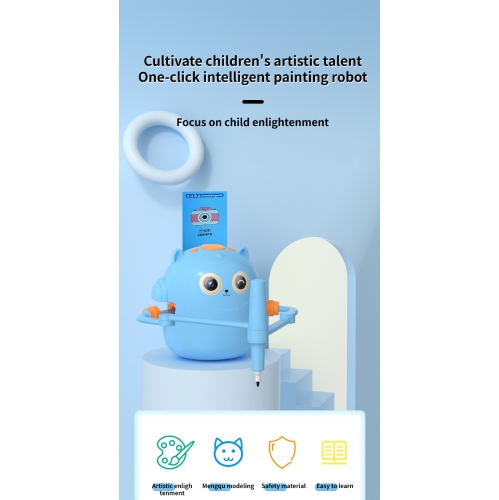 Early childhood intelligent automatic painting robot 3-8 years old enlightenment children's birthday toy creative learning suitable for boys and