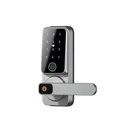 Smart door lock, fingerprint/password/unlock, supports NFC unlocking, mobile phone remote unlocking, voice prompts in 10 languages, [Tuya WiFi]