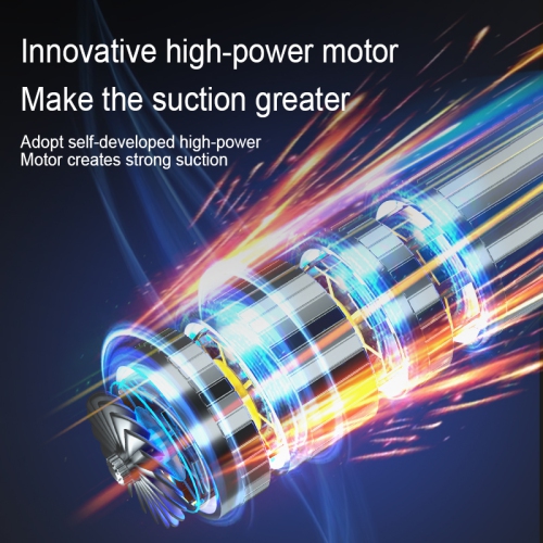 Car Vacuum Cleaner, Mini Household Handheld Wireless Portable Car Vacuum Cleaner, USB Rechargeable Vacuum Super Dust Blower - Gray