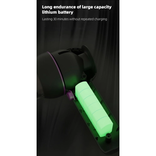 Car Vacuum Cleaner, Mini Household Handheld Wireless Portable Car Vacuum Cleaner, USB Rechargeable Vacuum Super Dust Blower - Gray