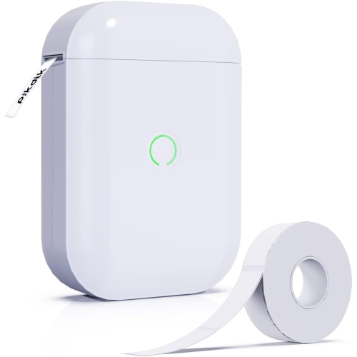 Portable Bluetooth Label Printer Thermal Mini Label Machine Label Strip Sticker Self-adhesive Printer E-commerce Half Inch Label Machine Office