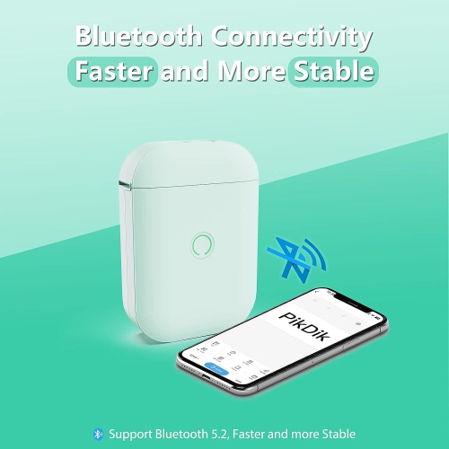 Portable Bluetooth Label Printer Thermal Mini Label Machine Label Strip Sticker Self-adhesive Printer E-commerce Half Inch Label Machine Office