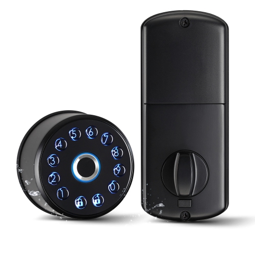 Fully automatic fingerprint lock all locks Bluetooth password lock electronic wooden door lock deadlock fingerprint + TTlock Bluetooth + APP +