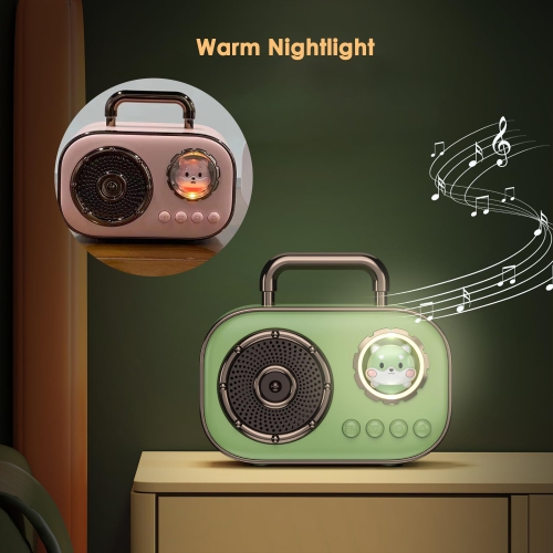 Cute pet space capsule speaker, mini bluetooth speaker, high-value karaoke girl gift computer speaker, portable bluetooth speaker - yellow