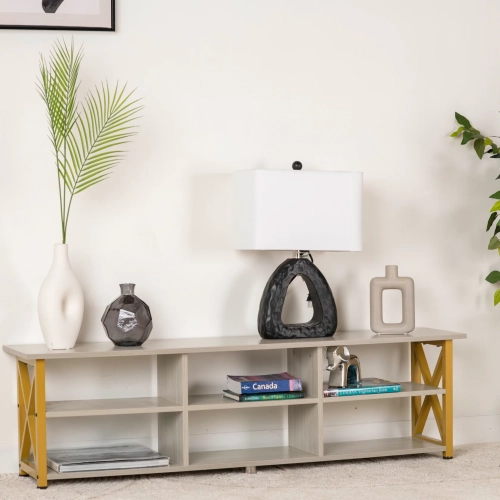 Solid Modern TV Console Table