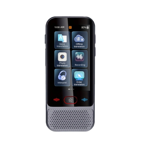 MYACUC  Ai Intelligent Translator 139 Langauges Online Translation High Accuracy Noise Reduction Touchscreen Langauge Translator Device