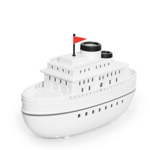 Ship shape ultrasonic aromatherapy humidifier 7 color changing lights large mist ultrasonic essential oil diffuser 300ML