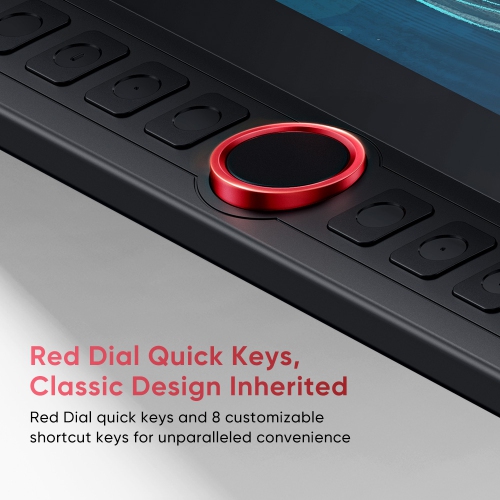 XPPen 15&nbsp;po Nouveau stylet graphique mis à niveau Moniteur Technologie laminée à dessin Écran 16384 15,6 niveaux Stylet